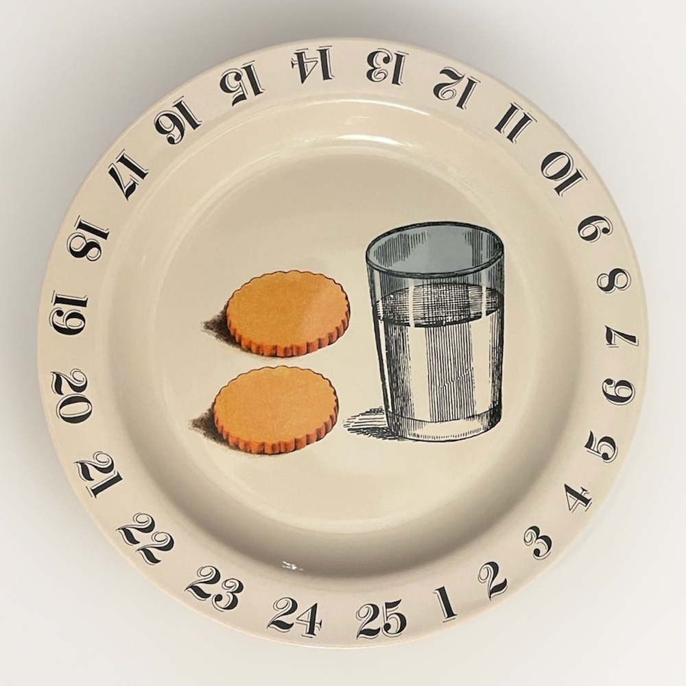 John Derian x Target Stoneware Milk and Cookies Plate Christmas 2025β